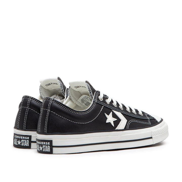 Converse Star Player 76 Fall Leder (Schwarz / Weiß)