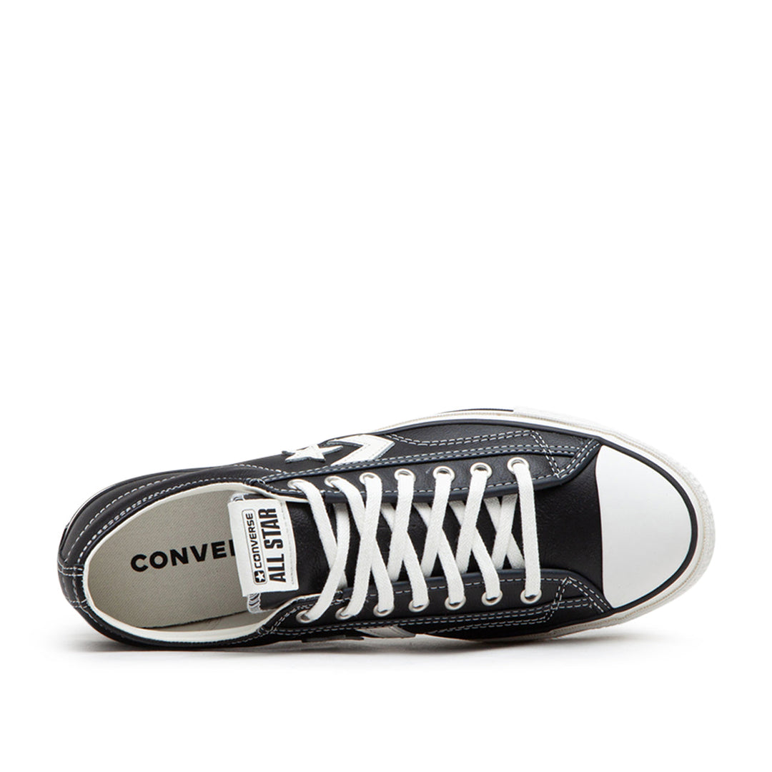 Converse Star Player 76 Fall Leder (Schwarz / Weiß)