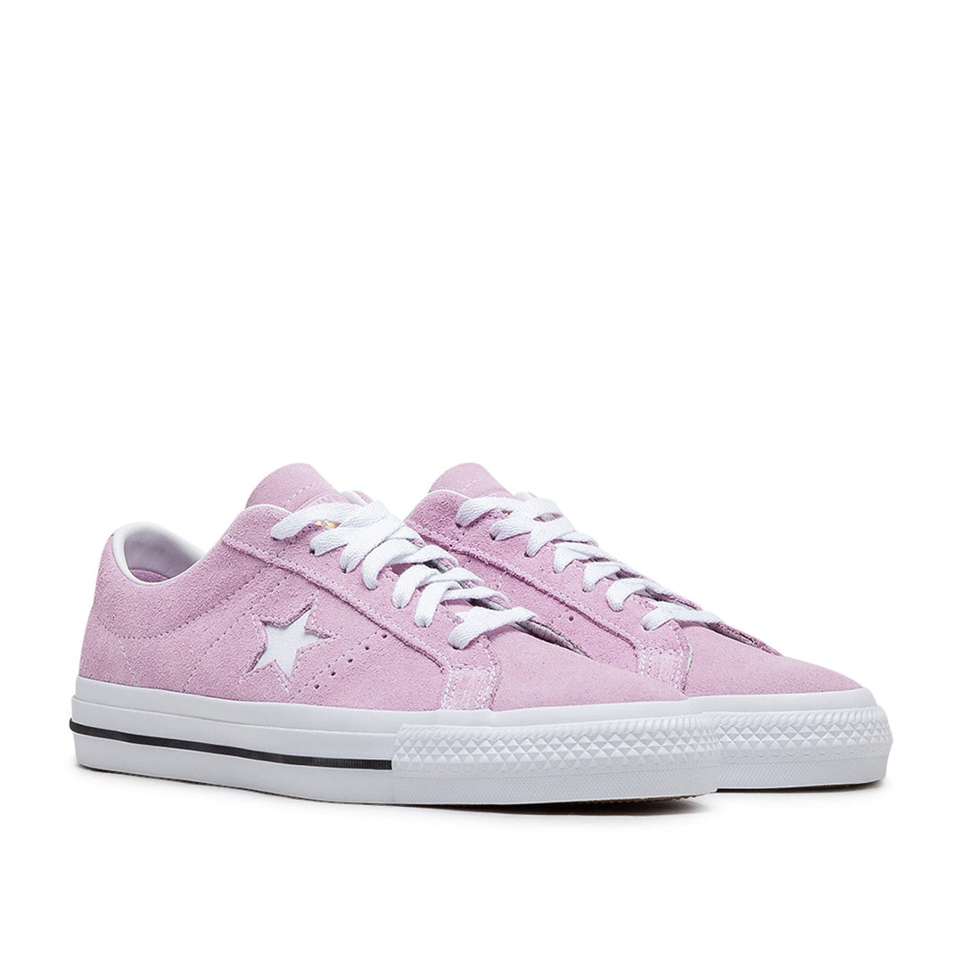 Converse One Star Pro Vintage Wildleder (Rosa / Weiß)