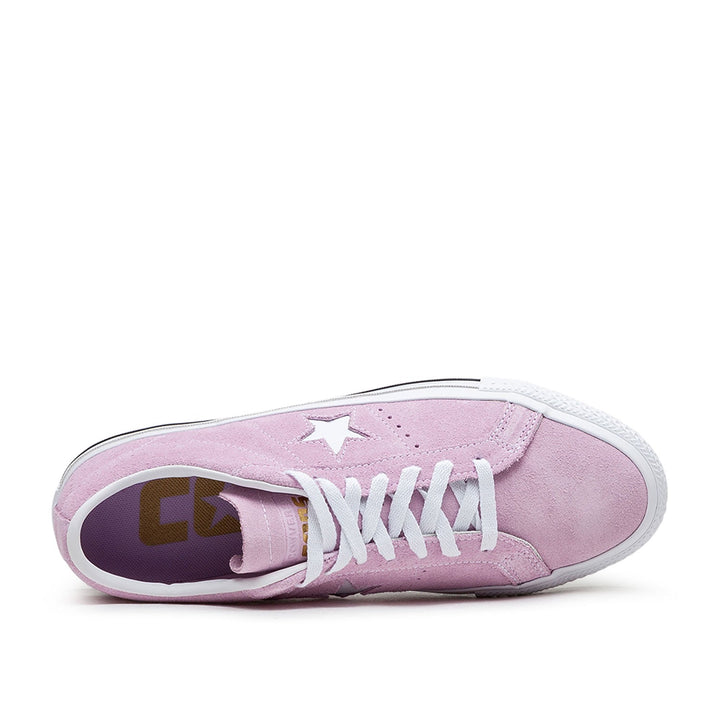 Converse One Star Pro Vintage Wildleder (Rosa / Weiß)