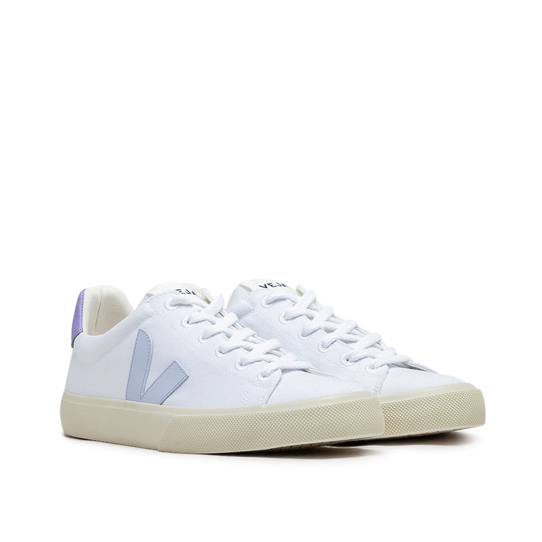 Veja WMNS Campo Canvas (White / Light Blue / Lavender)