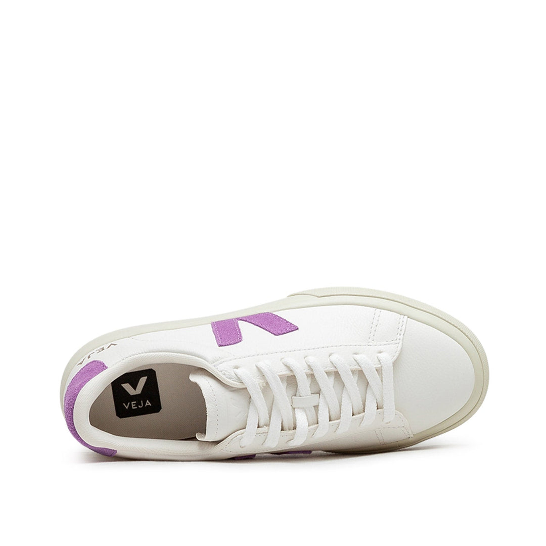 Veja WMNS Campo Chromefree Leder (Weiß / Pink)