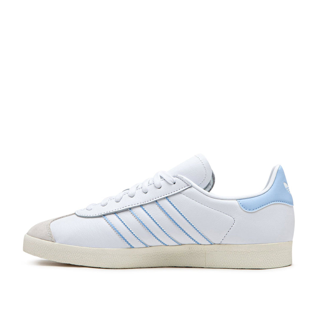 adidas Gazelle (White / Light Blue)