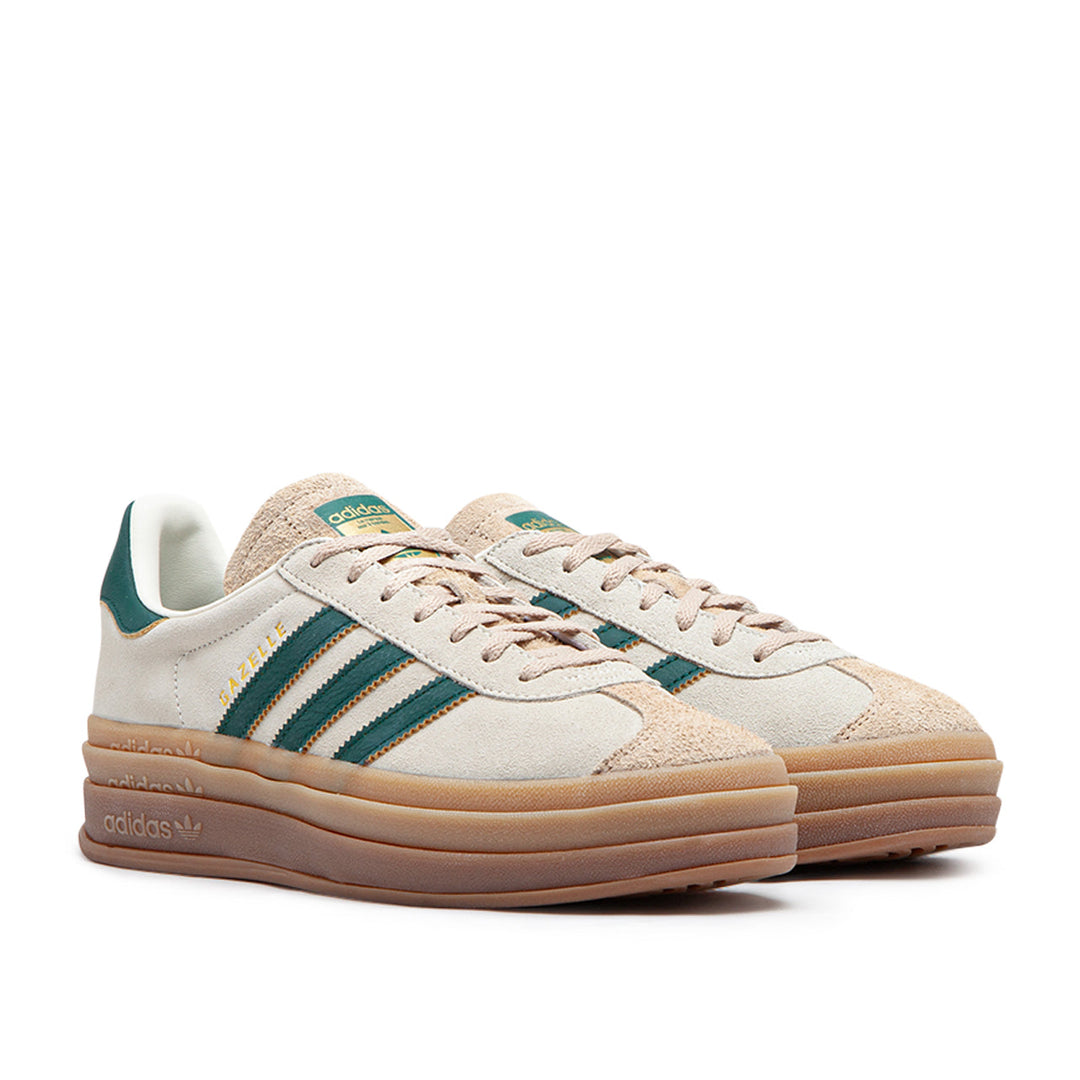 adidas WMNS Gazelle Bold (Beige / Green / Gum)