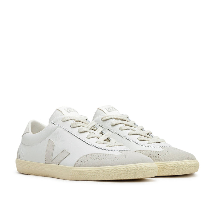 Veja Volley OT Leder (Weiß / Beige)