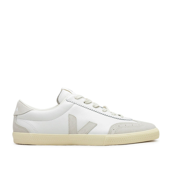 Veja Volley OT Leder (Weiß / Beige)