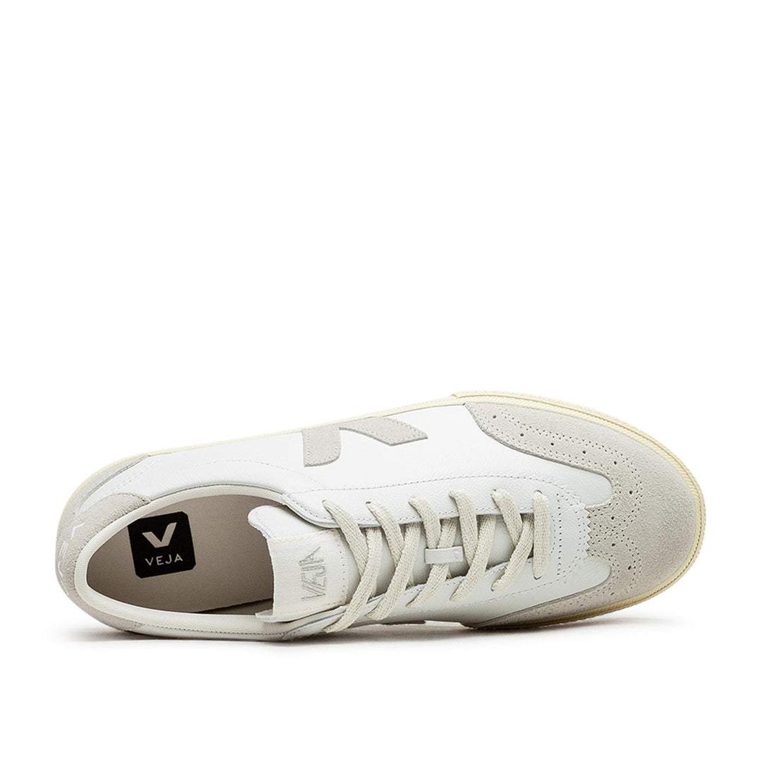 Veja Volley OT Leder (Weiß / Beige)