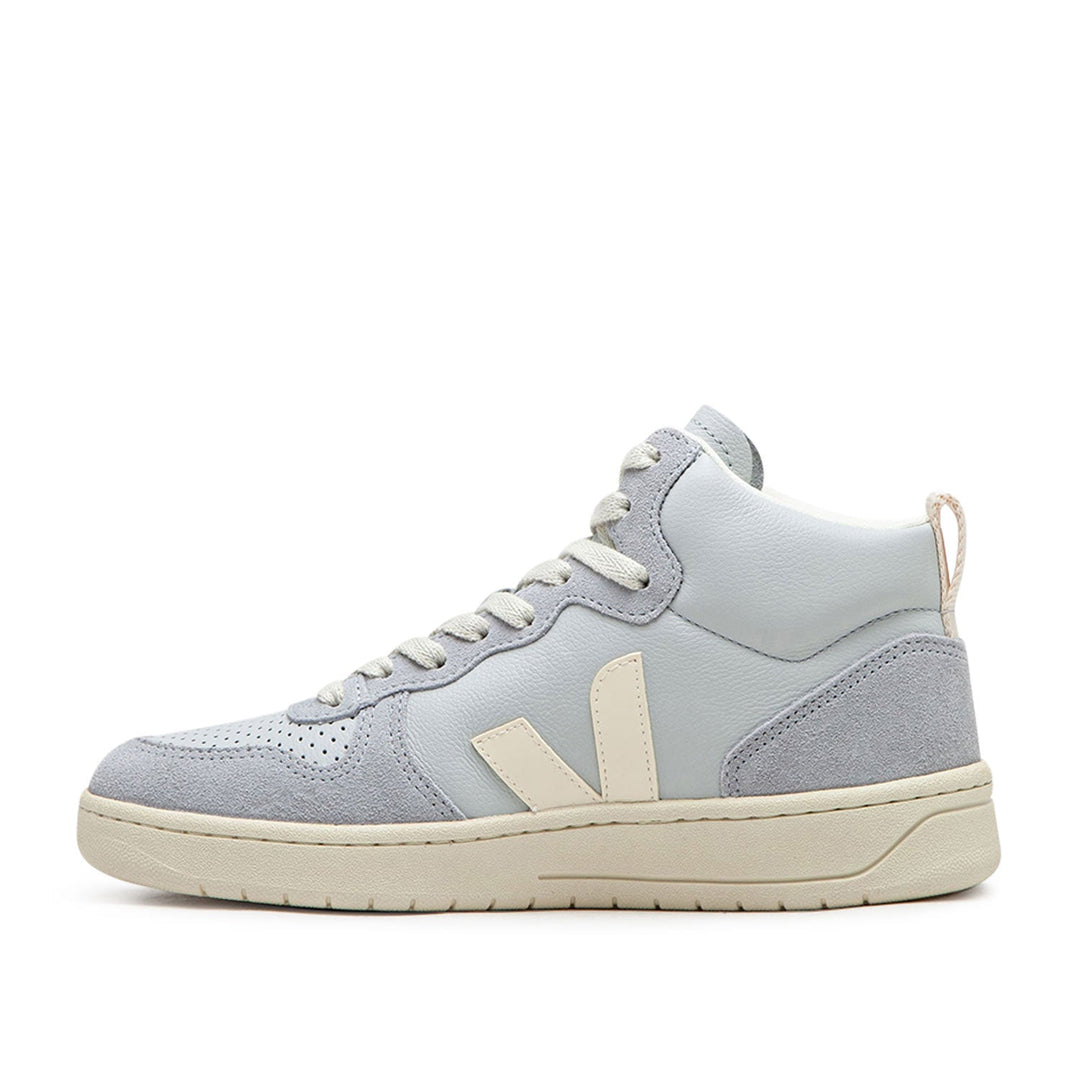 Veja WMNS V-15 Leder (Grau / Creme)