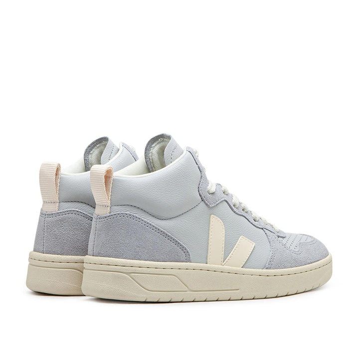 Veja WMNS V-15 Leder (Grau / Creme)