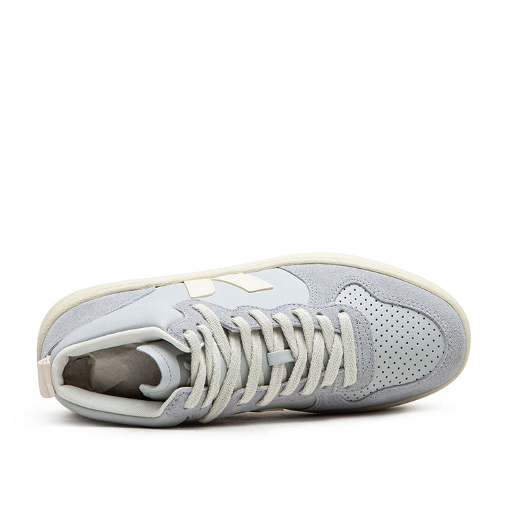 Veja WMNS V-15 Leder (Grau / Creme)