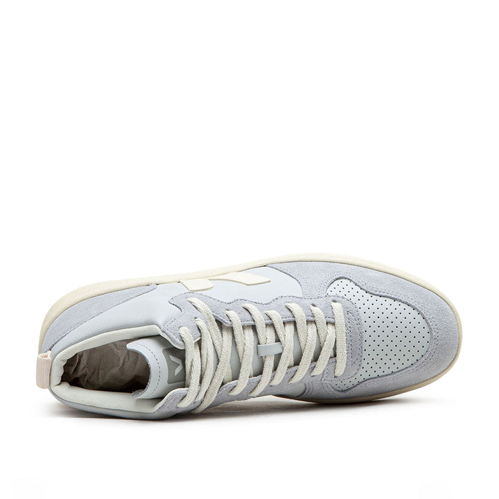 Veja V-15 Leder (Grau / Creme)