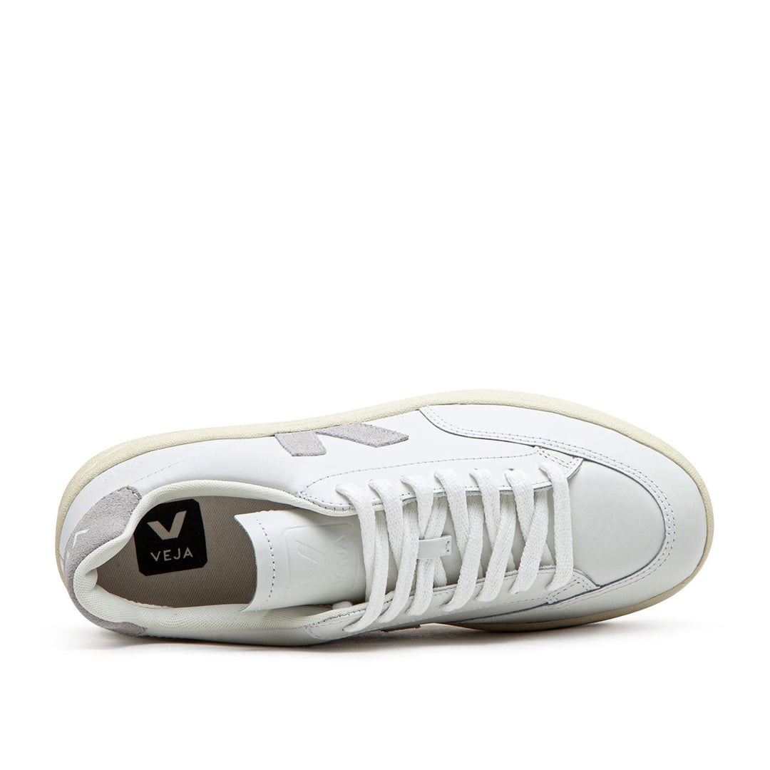 Veja WMNS V-12 Leder (Weiß / Grau)