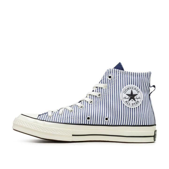 Converse Chuck 70 Hi ‚Crafted Stripe‘ (Blau / Weiß)