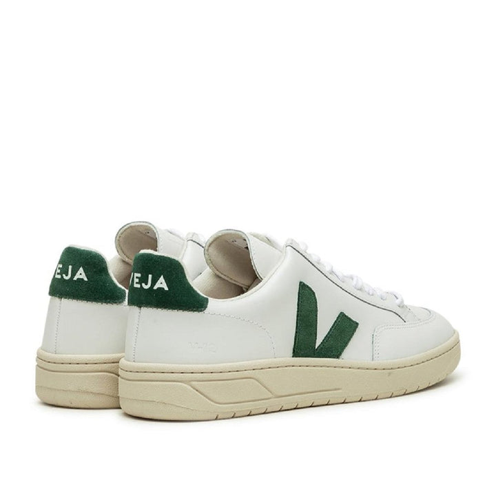 Veja V-12 Leather (White / Green)