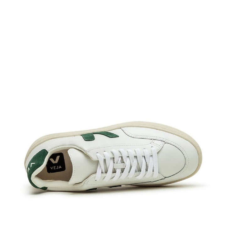 Veja WMNS V-12 Leather (White / Green)