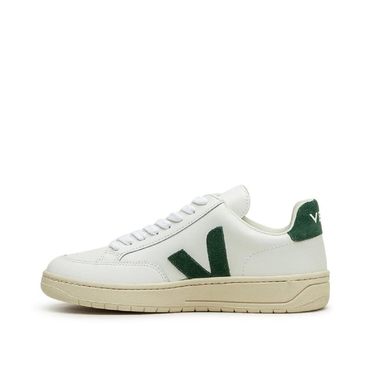 Veja WMNS V-12 Leather (White / Green)